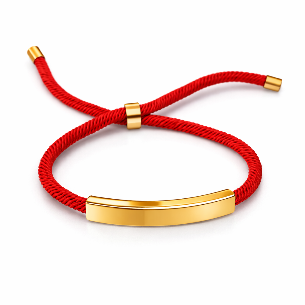 💎 Bracelet personnalisé L’Éclat – lien textile & acier inoxydable